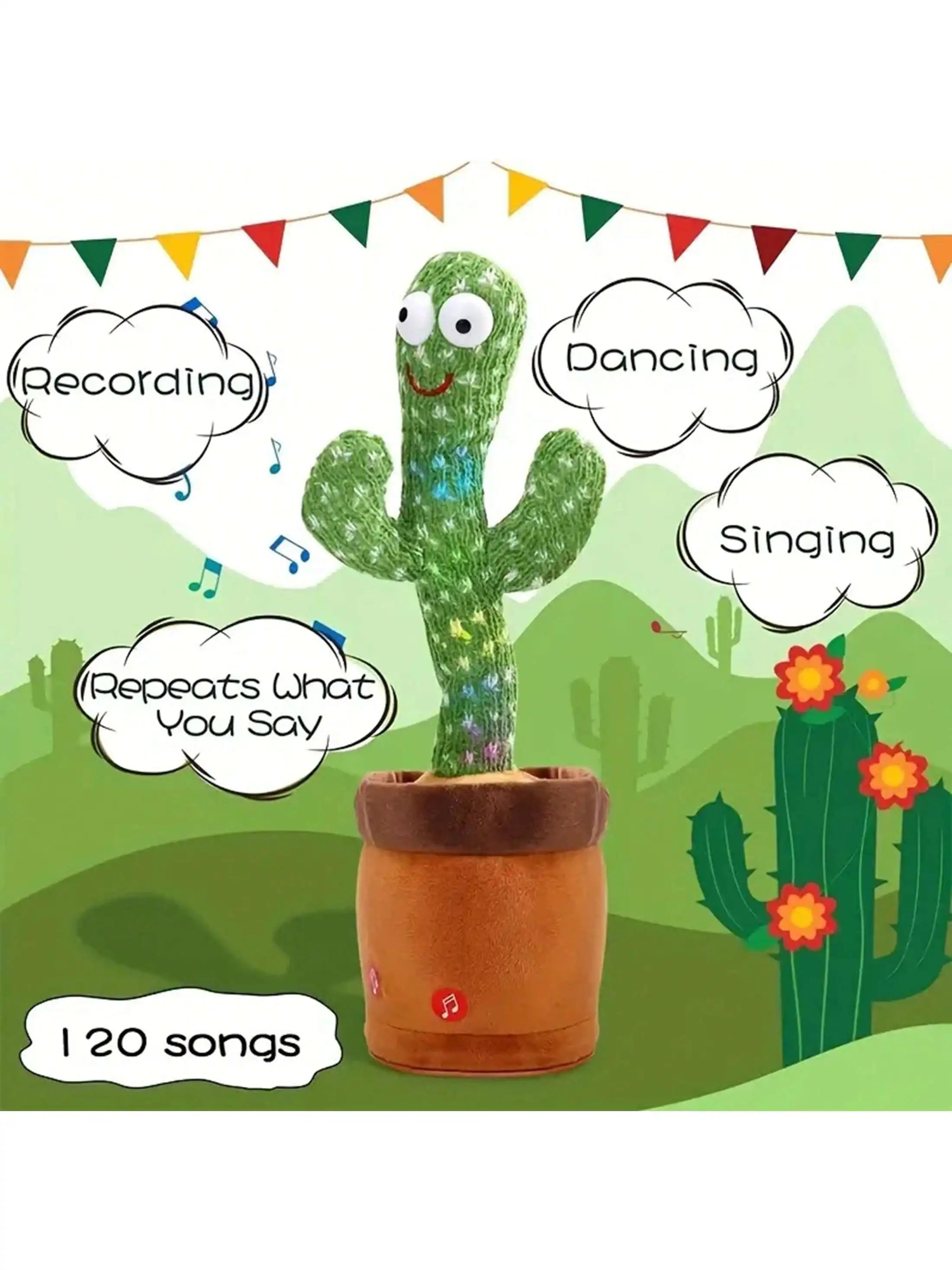 Talking Dancing Cactus Toy – Fun for Boys & Girls!